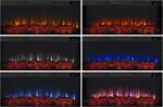 Real Flame Malie 68″ Electric Fireplace with Mantel & Remote Control - Image 9