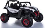 Best Ride On Cars Lightning UTV with 4 Motors-12V-White - Image 6