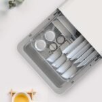 Compact Automatic Table Top Dishwasher – Portable Countertop Kitchen Dishwasher with 4 Place Settings - Image 5
