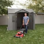 Lifetime 10ft x 8ft Rough Cut Outdoor Storage Shed - Image 4