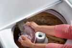 Whirlpool 4.5 Cu. Ft. High-Efficiency Top Load Washer with Built-In Faucet – White - Image 4